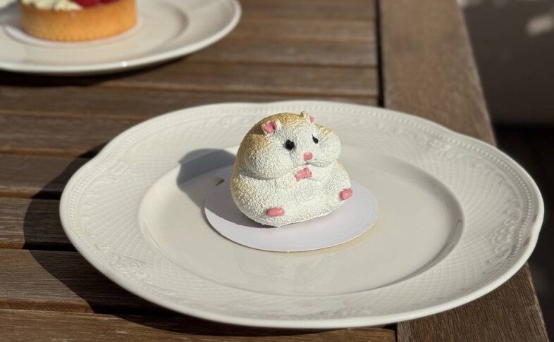 Муссовое пирожное Хомяк